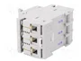 ETI POLAM Interruptor de fusible D01 de 16A 400VAC para raíl DIN de 3 polos