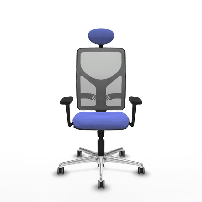 PIQUERAS Y CRESPO Silla de oficina Motilla con Mecanismo Sincro Azul claro y Gris PIQUERAS Y CRESPO Silla de oficina Motilla con Mecanismo Sincro Azul claro y Gris