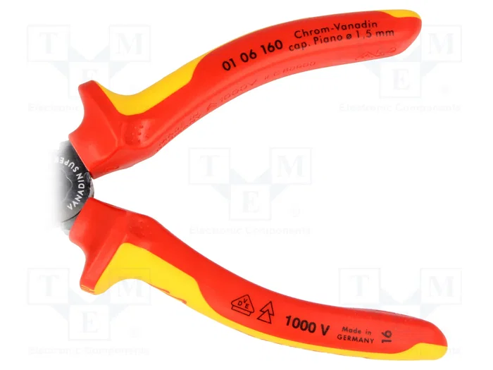 KNIPEX Alicates universales con aislamiento, 160 mm