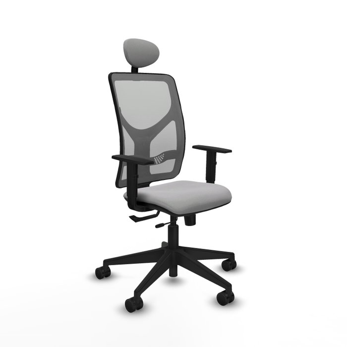 PIQUERAS Y CRESPO Silla de oficina Motilla con mecanismo Sincro/Traslack, Gris PIQUERAS Y CRESPO Silla de oficina Motilla con mecanismo Sincro/Traslack, Gris