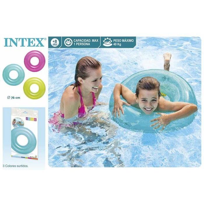 Intex Flotador Rueda Transparente 76cm - Modelos surtidos Intex Flotador Rueda Transparente 76cm - Modelos surtidos