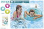 Intex Flotador Rueda Transparente 76cm - Modelos Surtidos