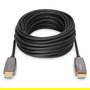 Digitus AK-330126-200-S Cable HDMI AOC Híbrido de Fibra Óptica UHD 8K 20m Negro
