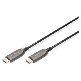 Digitus AK-330126-200-S Cable HDMI AOC Híbrido de Fibra Óptica UHD 8K 20m Negro
