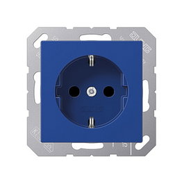 Jung A1520BFBL Toma de corriente Schuko 16A 250V azul