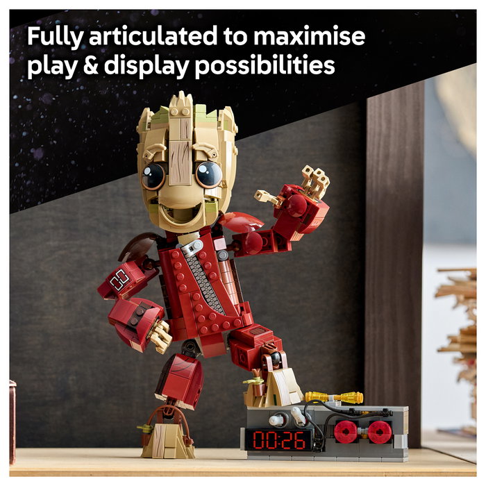 LEGO Marvel Groot con Traje de Saqueador 76341