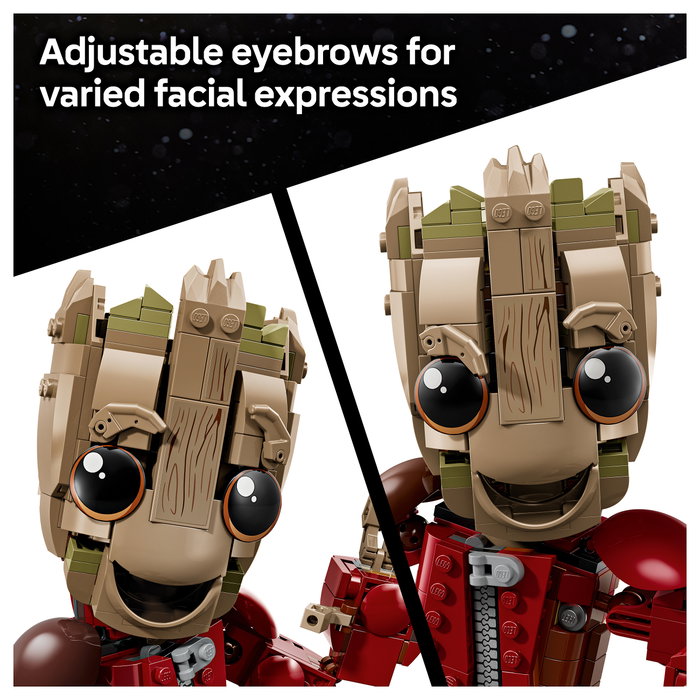 LEGO Marvel Groot con Traje de Saqueador 76341