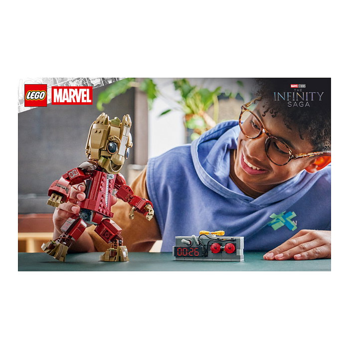 LEGO Marvel Groot con Traje de Saqueador 76341