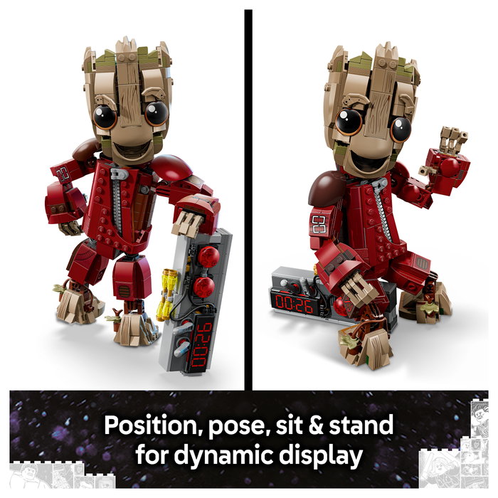 LEGO Marvel Groot con Traje de Saqueador 76341