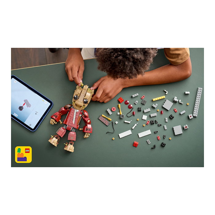 LEGO Marvel Groot con Traje de Saqueador 76341