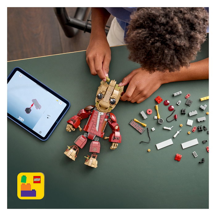 LEGO Marvel Groot con Traje de Saqueador 76341