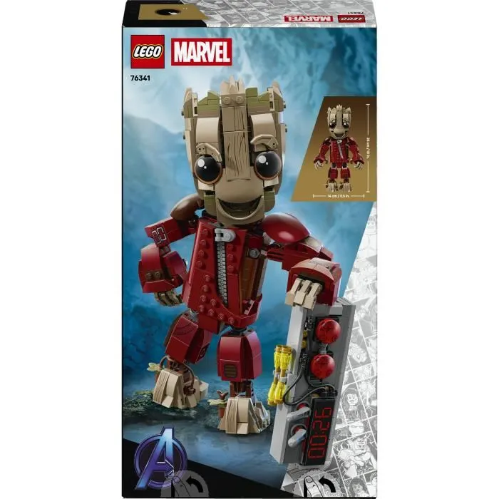 LEGO Marvel Groot con Traje de Saqueador 76341