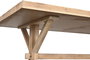 DKD Home Decor Mesa de Comedor Abeto y MDF Natural 200x100x80
