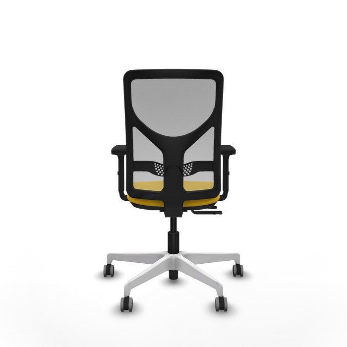 PIQUERAS Y CRESPO Silla de oficina Motilla con mecanismo Sincro/Traslack Amarillo y Gris PIQUERAS Y CRESPO Silla de oficina Motilla con mecanismo Sincro/Traslack Amarillo y Gris