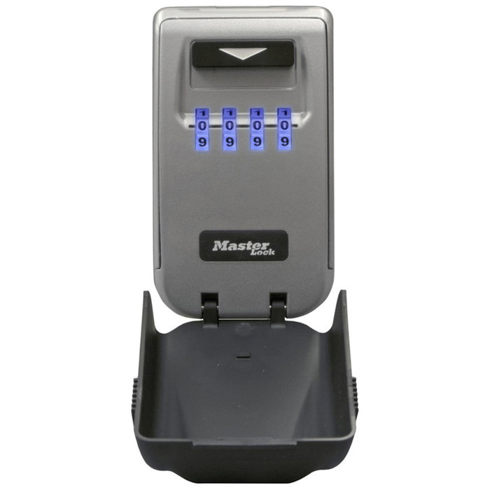 Master Lock Caja de llaves 5425EURD con combinación retroiluminada y soporte de pared Master Lock Caja de llaves 5425EURD con combinación retroiluminada y soporte de pared