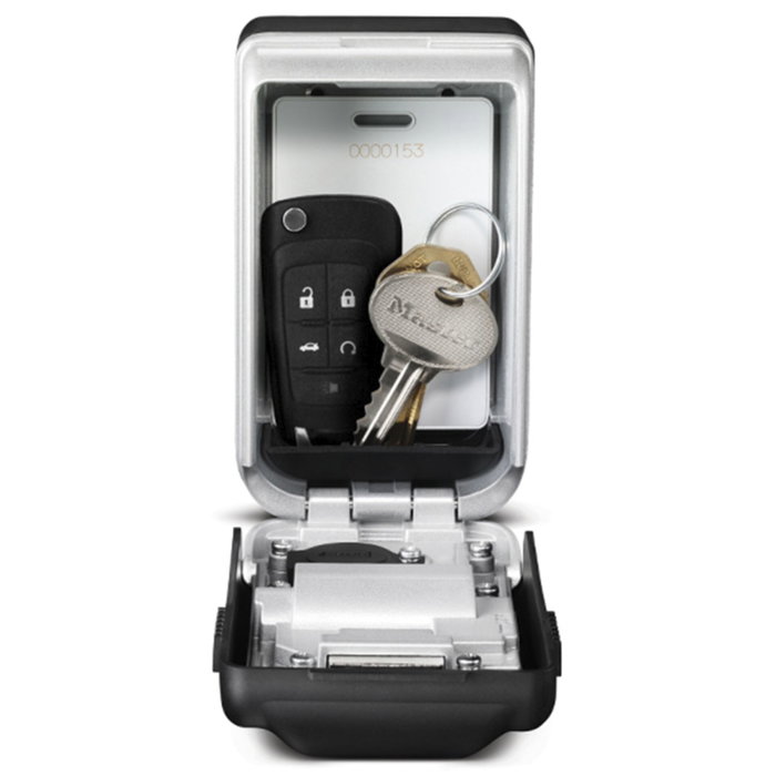 Master Lock Caja de llaves 5425EURD con combinación retroiluminada y soporte de pared Master Lock Caja de llaves 5425EURD con combinación retroiluminada y soporte de pared
