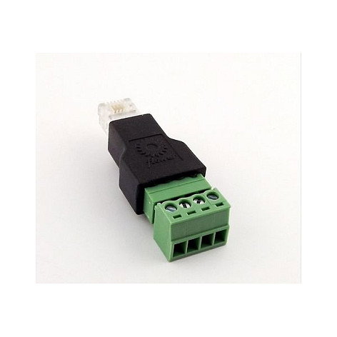 ALLNET Pack de 2 conectores TK RJ11 6P4C con terminal de bloque o contacto de tornillo