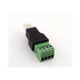 ALLNET Pack de 2 conectores TK RJ11 6P4C con terminal de bloque o contacto de tornillo