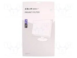 QOLTEC Filtro de privatización RGPD 11,6 pulgadas natural (transparente)