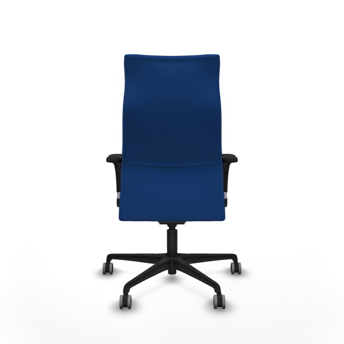 PIQUERAS Y CRESPO Sillón Albacete Azul con Mecanismo Sincro y Brazos 1D