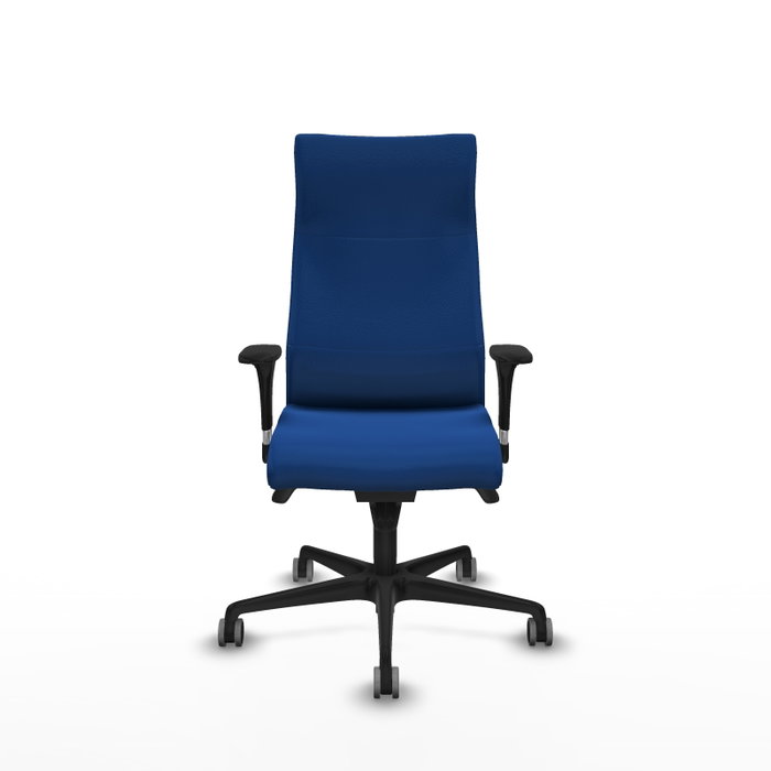 PIQUERAS Y CRESPO Sillón Albacete Azul con Mecanismo Sincro y Brazos 1D