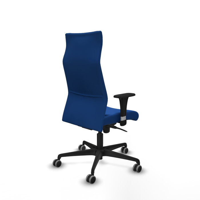 PIQUERAS Y CRESPO Sillón Albacete Azul con Mecanismo Sincro y Brazos 1D