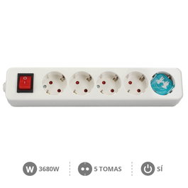 GSC Evolution Base múltiple Serie Mega 5T con interruptor