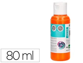 Liderpapel Pintura Acrilica Bote 80 ml Naranja