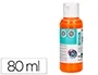 Liderpapel Pintura Acrilica Bote 80 ml Naranja