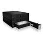 ICY BOX IB-563SSK Bandeja para disco duro para 2 bahías de 5,25 pulgadas