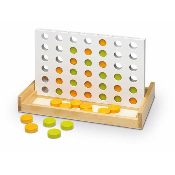 Cayro Juego Acierta 4 de madera con 42 piezas