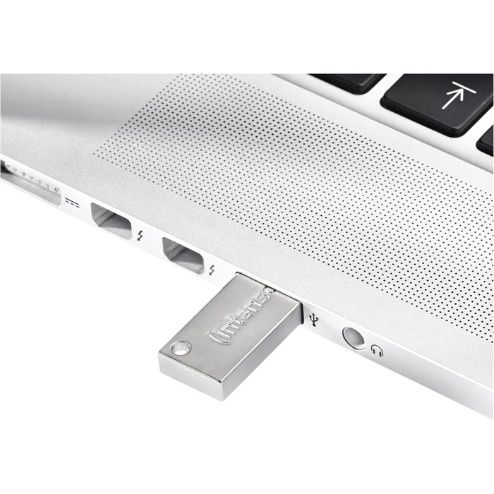 Intenso Memoria USB Premium Line 64 GB Plata