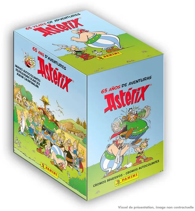 Panini Astérix (65 aniversario) Caja de 36 bolsillos - 180 pegatinas PAN8051708018035 Panini Astérix (65 aniversario) Caja de 36 bolsillos - 180 pegatinas PAN8051708018035