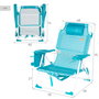 AKTIVE Silla de playa plegable 48x58x76cm
