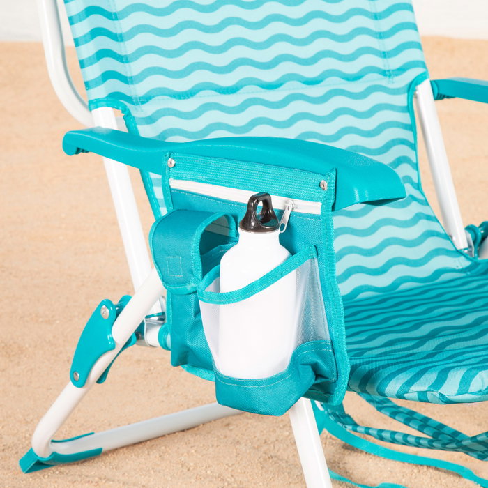 AKTIVE Silla de playa plegable 48x58x76cm