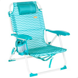 AKTIVE Silla de playa plegable 48x58x76cm