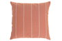 DKD Home Decor Cojín de Algodón Reciclado 45x45 Rayas Naranja