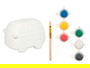 Pincello Hucha para Pintar Furgoneta con 6 Colores y Pincel 12 x 8.5 x 8.5 cm (Set de 24)