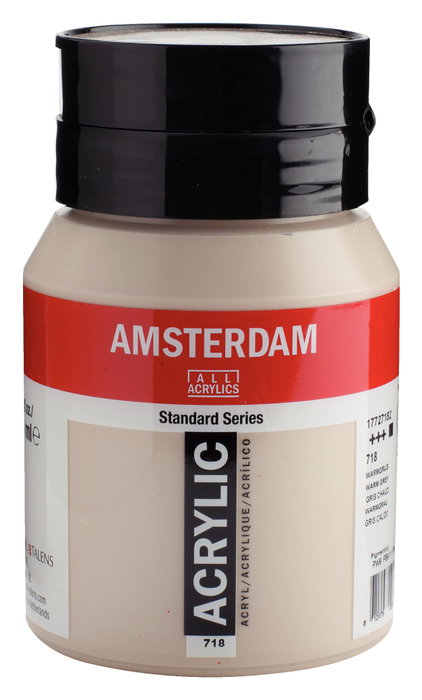 Amsterdam Standard Series Color Acrílico Gris Cálido 718, 500 ml Amsterdam Standard Series Color Acrílico Gris Cálido 718, 500 ml