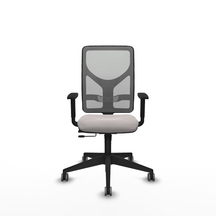 PIQUERAS Y CRESPO Silla de oficina Motilla Blanco y Gris PIQUERAS Y CRESPO Silla de oficina Motilla Blanco y Gris