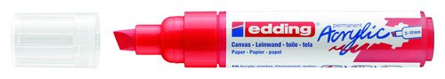 EDDING Marcador Acrylic Biselado Rojo Tráfico (Set de 5) EDDING Marcador Acrylic Biselado Rojo Tráfico (Set de 5)