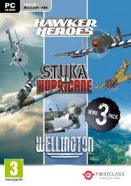 FC-FIRSTCLASS WORLD WAR II COL. (HAWKER HEROES, STUKA Vs HURRICANE, WELLINGTON) -FSX