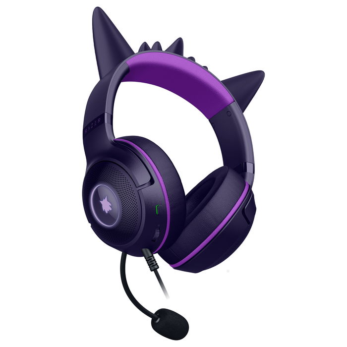 Razer Kraken Kitty V2 Pokémon Gengar Edition - Auriculares Gaming con Iluminación RGB