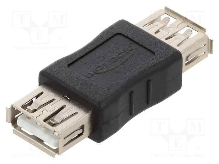 DeLOCK Adaptador de cambio de género USB-A Hembra a USB-A Hembra Gris DeLOCK Adaptador de cambio de género USB-A Hembra a USB-A Hembra Gris