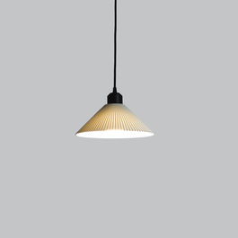 Lámpara Colgante Colt Blanco/Florón Negro/Cable Negro