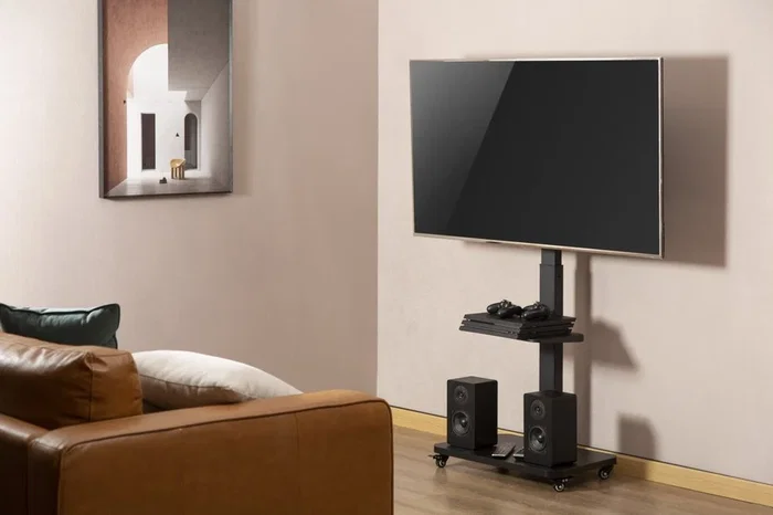 Gembird Soporte para TV Móvil TVS-75S-02 Negro (37''-75'') Gembird Soporte para TV Móvil TVS-75S-02 Negro (37''-75'')
