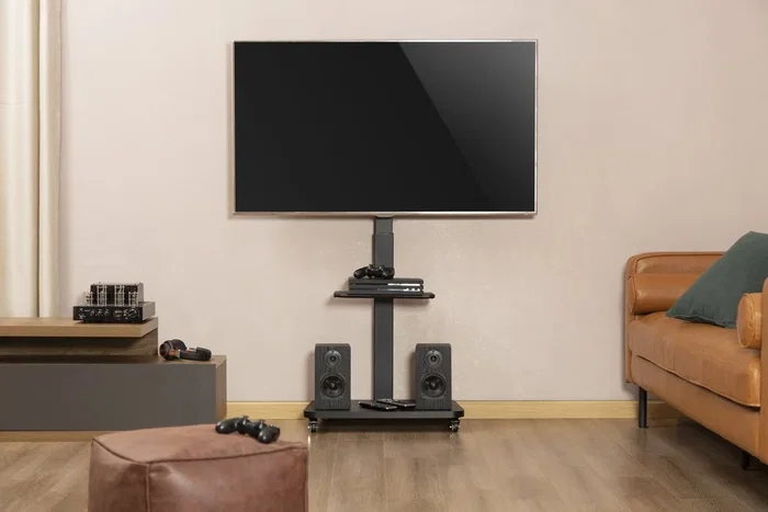 Gembird Soporte para TV Móvil TVS-75S-02 Negro (37''-75'') Gembird Soporte para TV Móvil TVS-75S-02 Negro (37''-75'')