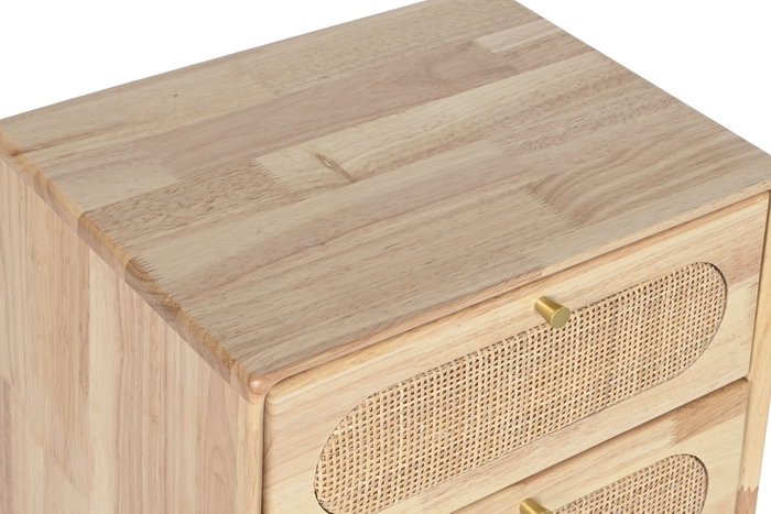 DKD Home Decor Cajonera Scandi Natural 3 Cajones 30 x 63 x 40 cm DKD Home Decor Cajonera Scandi Natural 3 Cajones 30 x 63 x 40 cm