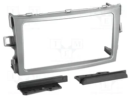 ACV Bastidor de montaje de radio 2 DIN para Toyota Verso (2009-2018) Plata