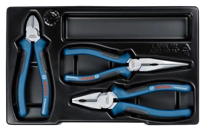 Bosch Professional Juego de 3 alicates